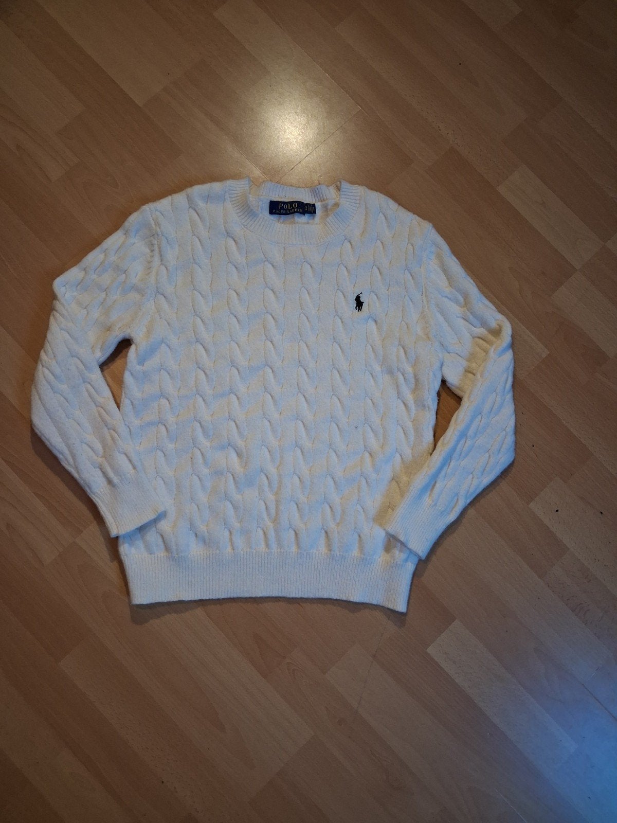 ralph lauren knit - dames - maat S, Comme neuf, Polo Ralph Lauren, Blanc, Taille 46 (S) ou plus petite