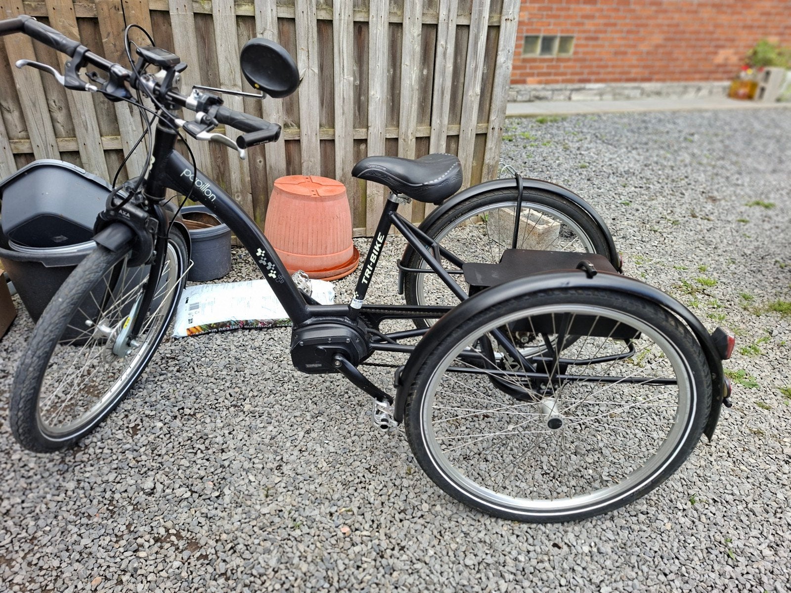 Elektrische driewieler, Ophalen, Zo goed als nieuw, Tribike papillon