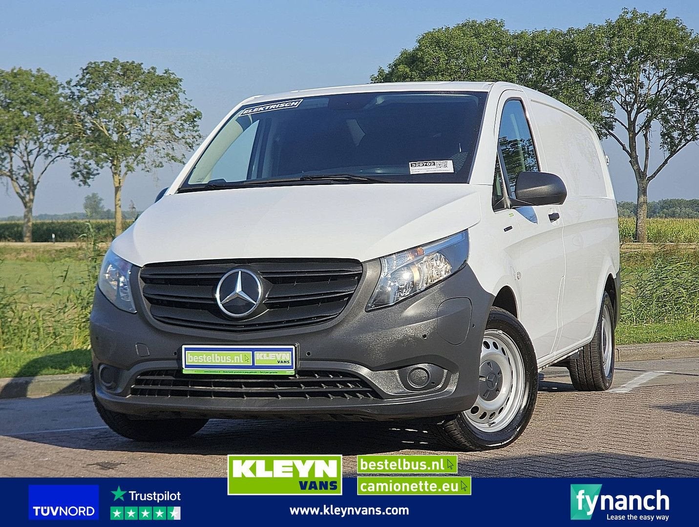 Mercedes-Benz EVITO L2 280KM WLTP 60kWh!, Automaat, ABS, Wit, Mercedes-Benz
