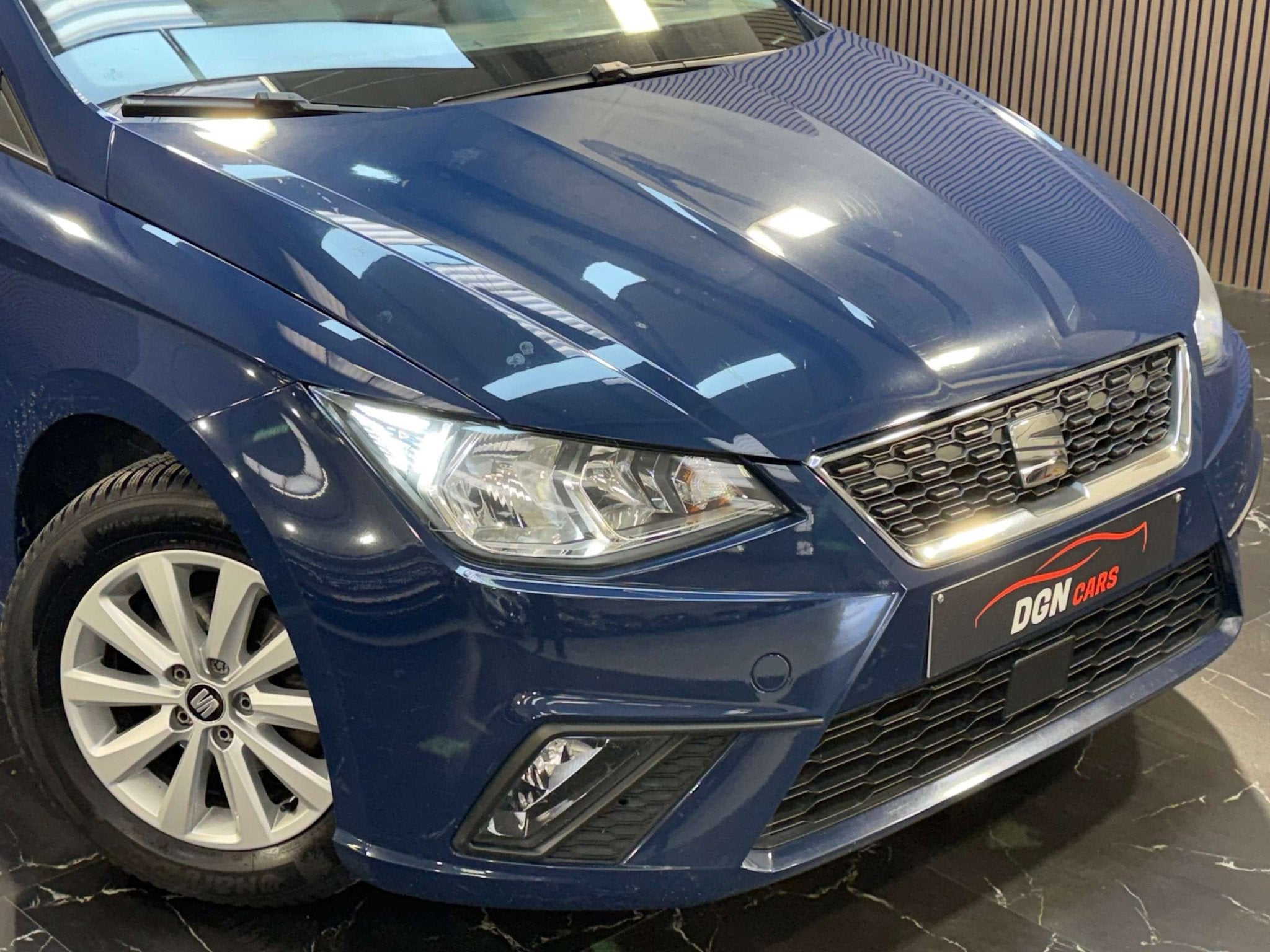 SEAT Ibiza Ibiza 1.0i MPI Style (bj 2018), Stof, Euro 6, Blauw, Ibiza