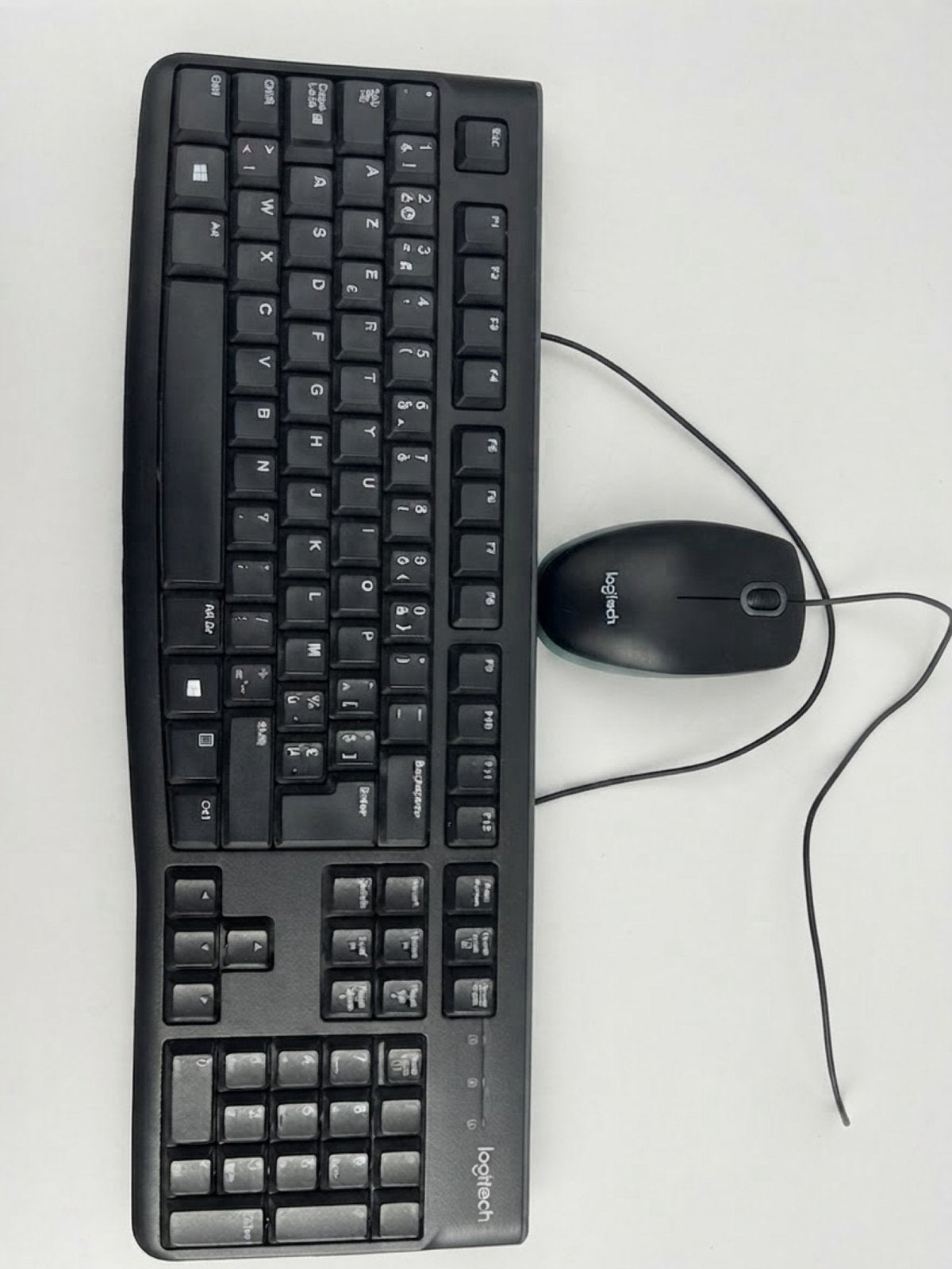 Toetsenbord en muis (met draad), Computers en Software, Ophalen of Verzenden, Gebruikt, Bedraad