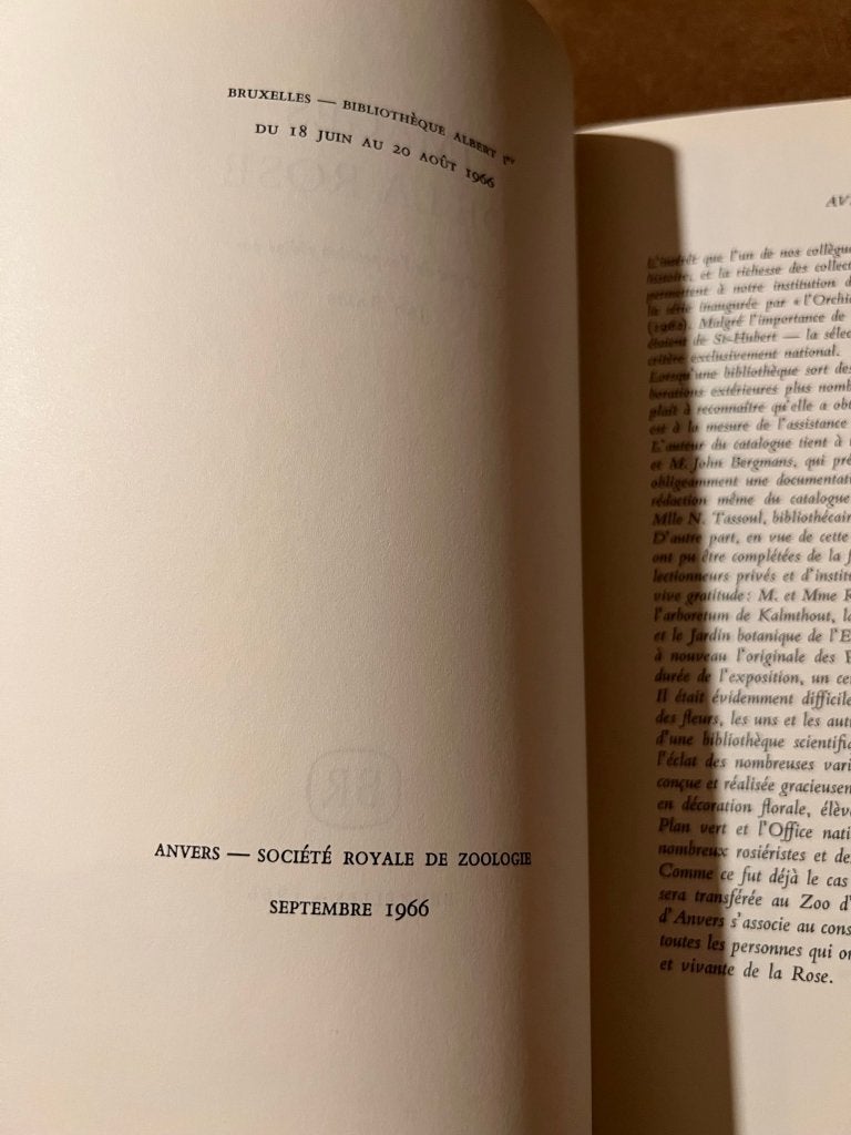 Images de la rose - Jan Balis 1966, Enlèvement ou Envoi, Utilisé, Fleurs, Plantes et Arbres, Jan Balis