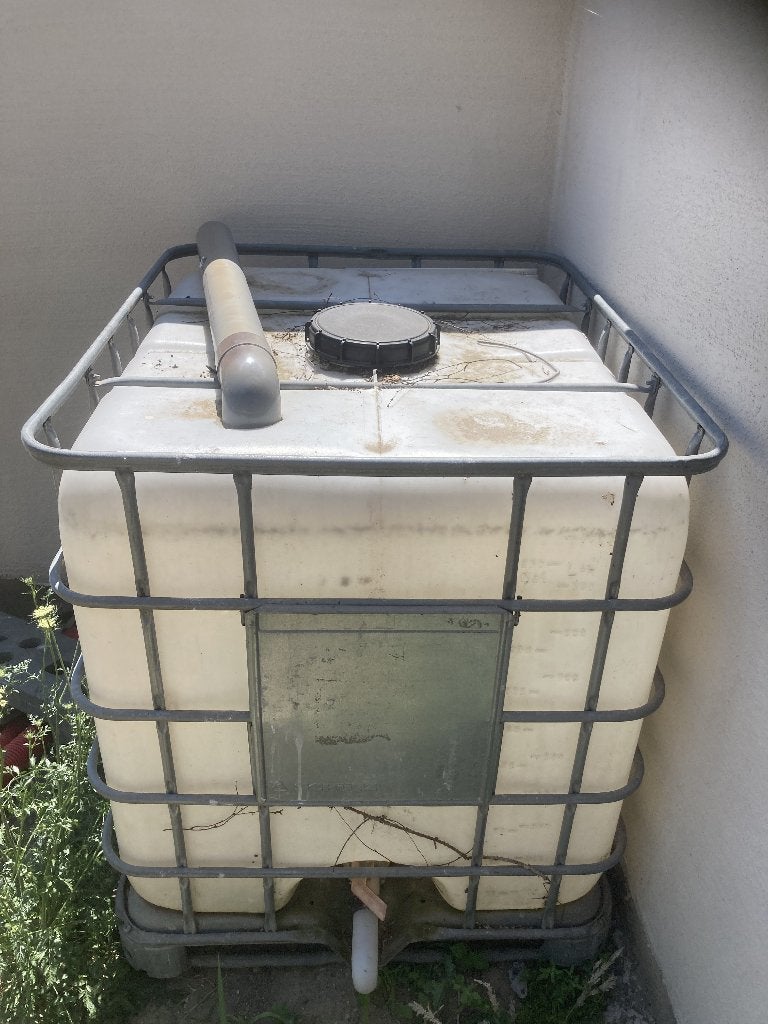 watervat 1000 liter, Ophalen, Kunststof, Gebruikt, Met kraantje