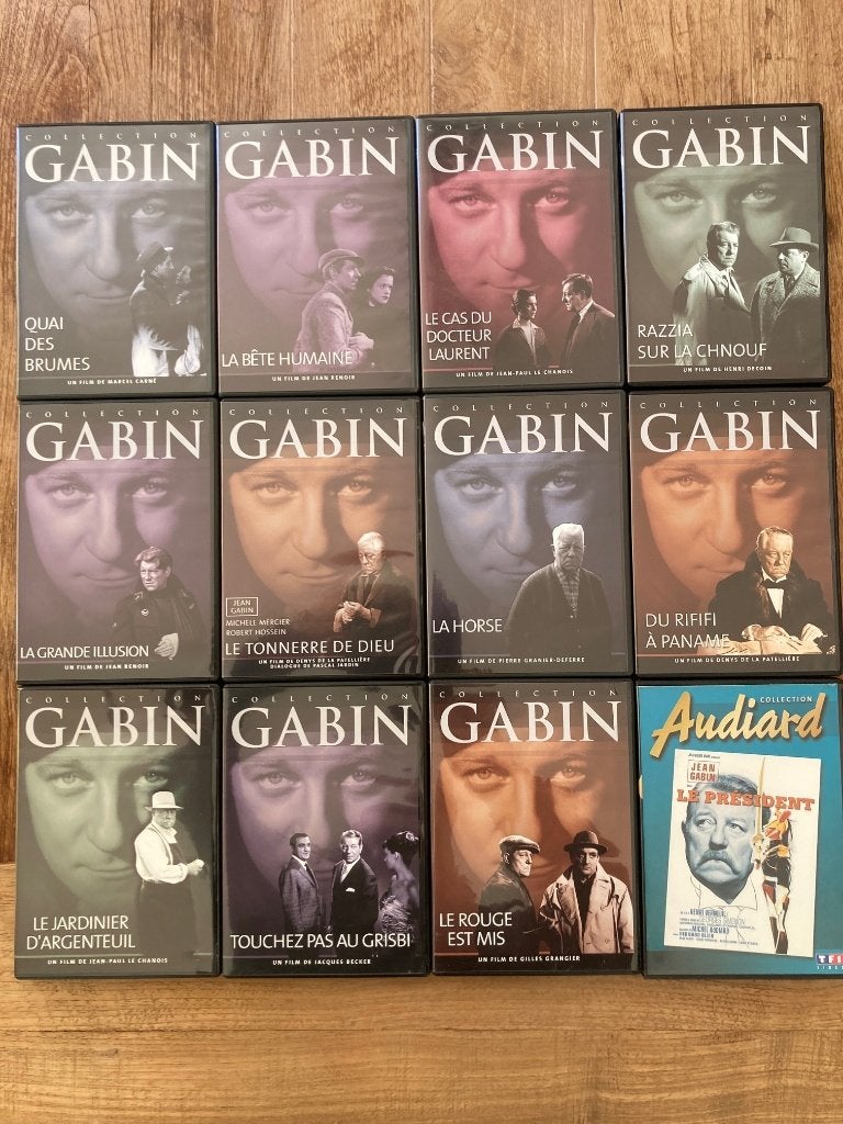 Films avec Jean Gabin à 3€/pièce, Enlèvement ou Envoi, Utilisé, Français