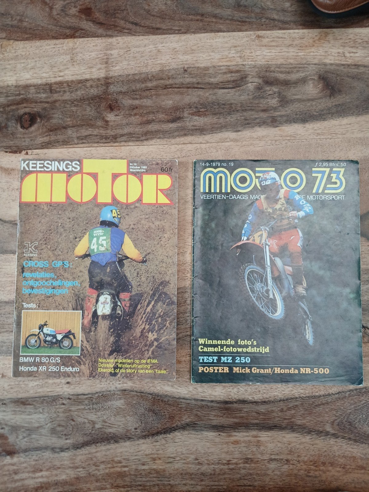 Oude motor magazines 1979 ,1980, Motoren, Onderdelen | Overige, Ophalen of Verzenden