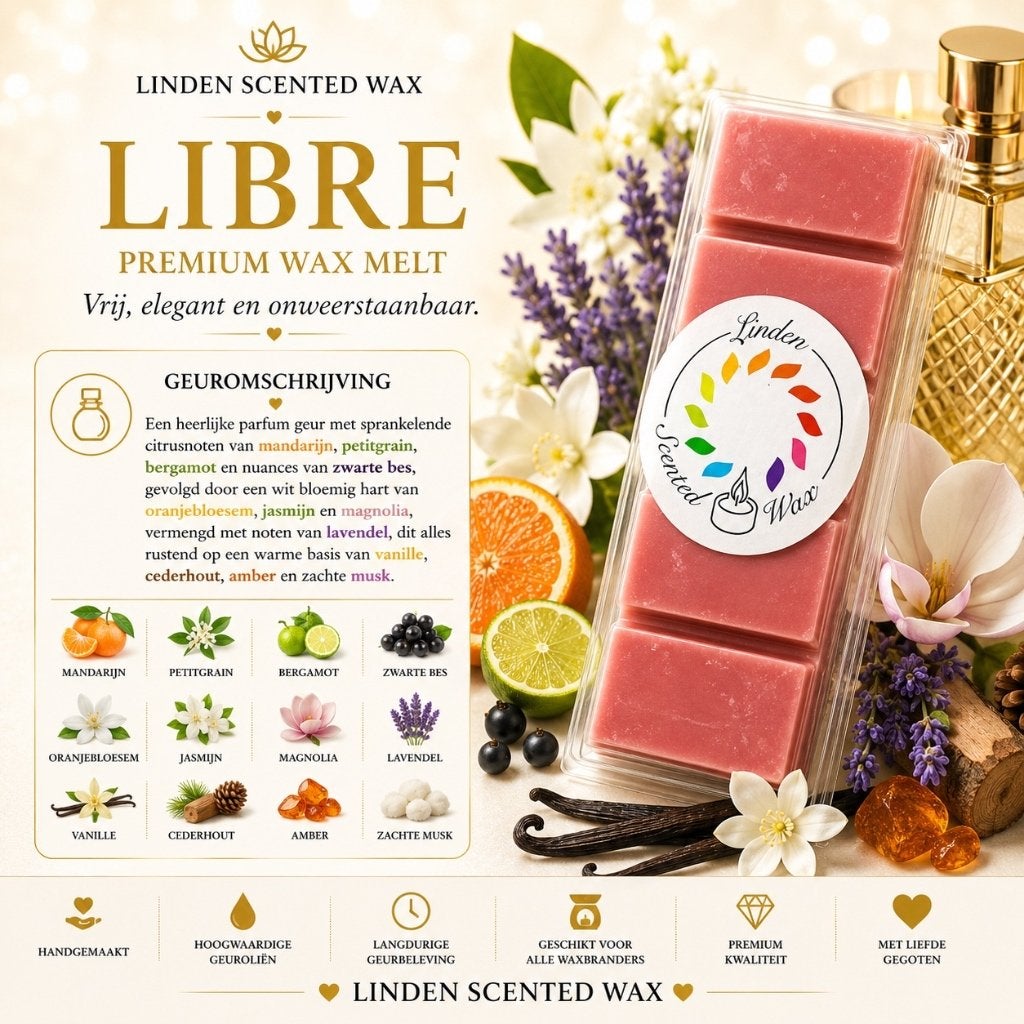 Parfum Waxmelts LIBRE waxmelt snapbar, Enlèvement ou Envoi, Rose, Bougie, Cire