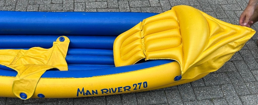 Canoe gonflable Man river 270, Watersport en Boten, Kano's, Ophalen, Gebruikt, Eén persoon, Overige typen