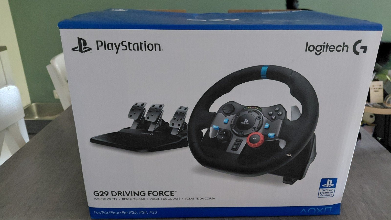 logitech g29 driving force playstation, Games en Spelcomputers, Ophalen of Verzenden, Zo goed als nieuw, Stuur of Pedalen, PlayStation 5