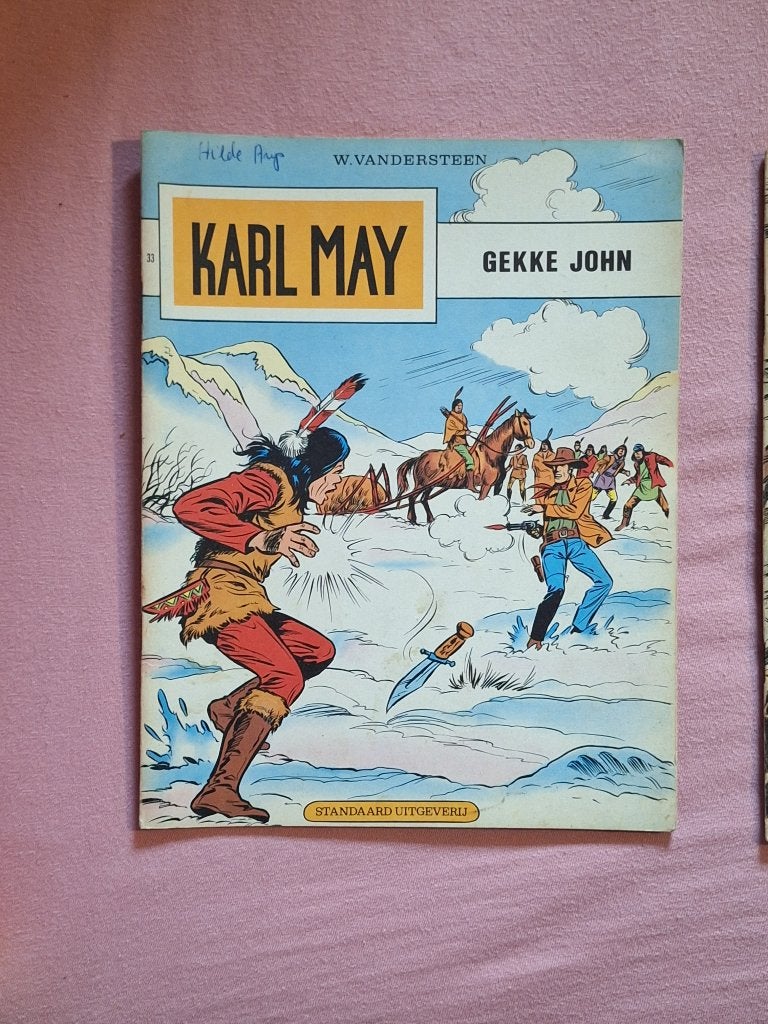 Karl May 33: gekke John (eerste druk), Eén stripboek, Ophalen of Verzenden, Zo goed als nieuw
