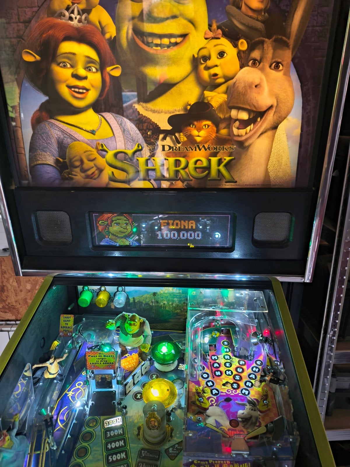 flipper SHREK écran couleur, Verzamelen, Automaten | Flipperkasten, Ophalen, Stern, Nieuw, Dot-matrix