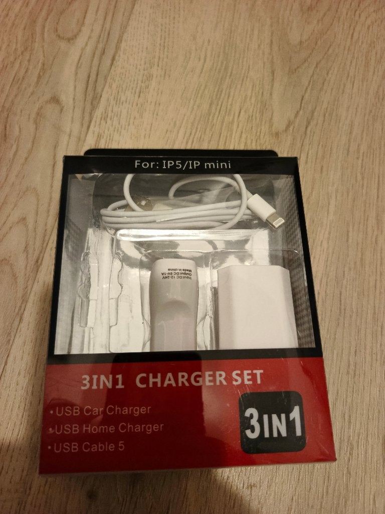 Kit chargeur iPhone 3-en-1 maison voiture câble, Télécoms, Téléphonie mobile | Chargeurs pour téléphone, Lightning, Enlèvement