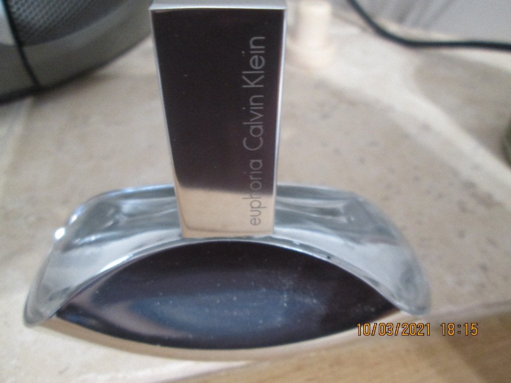 Parfum « EUPHORIA » bouteille vide, Collections, Parfums, Utilisé, Bouteille de parfum, Enlèvement