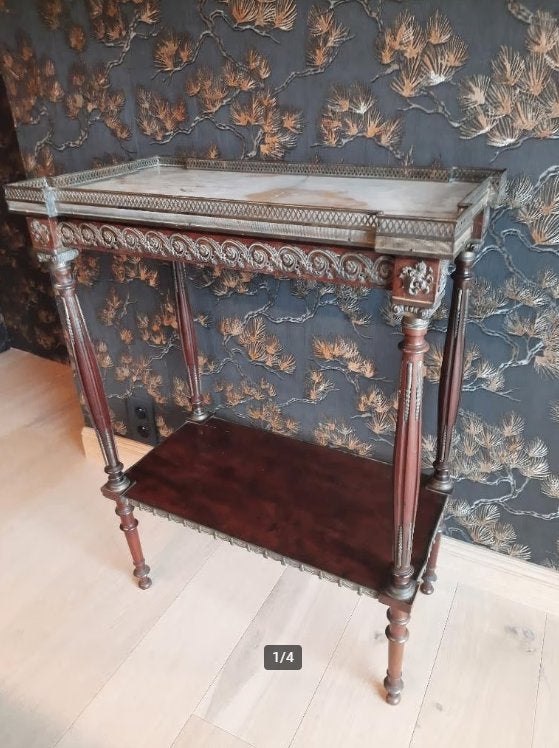 Console in Mahonie Lodewijk XVI Periode, Ophalen