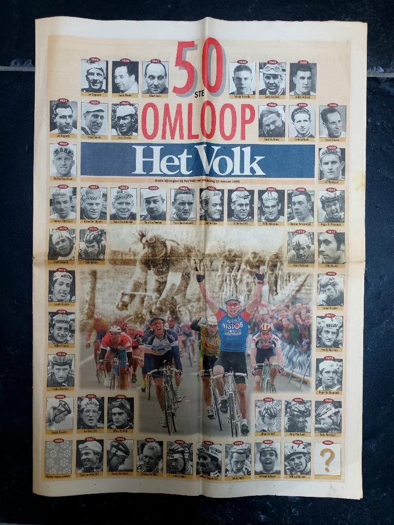 50ste Omloop Het Volk, Livres, Journaux & Revues, Envoi, Comme neuf, Journal