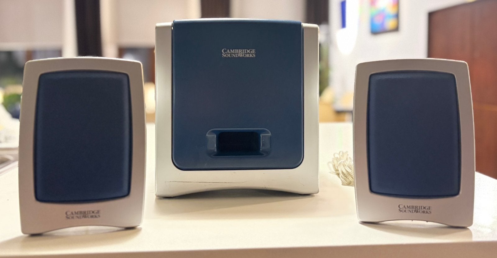 Creatieve Cambridge SoundWorks Slim500  PC 2.1-luidsprekers, Ophalen, Gebruikt, Subwoofer