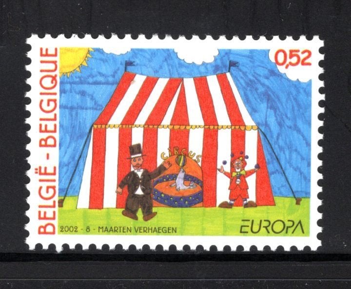 3071 MNH 2002 - Europe - Le cirque., Neuf, Envoi, Non oblitéré, Europe