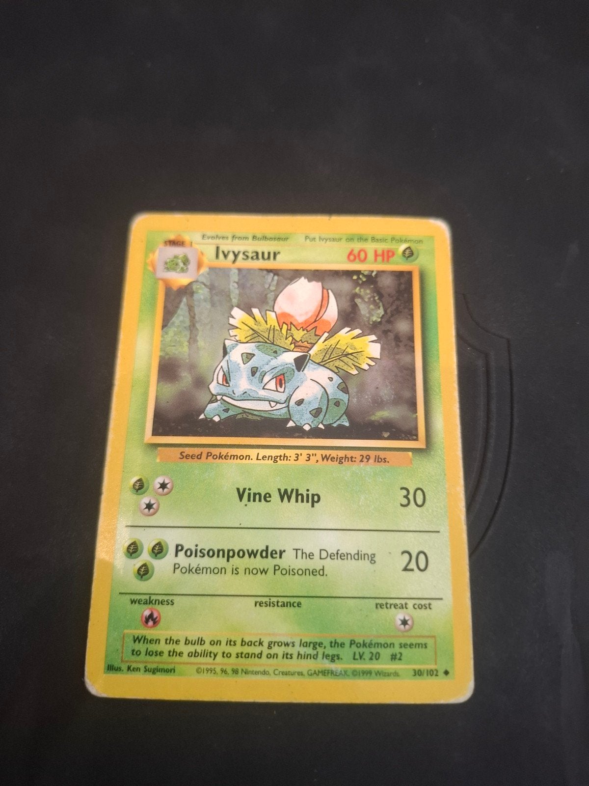 Ivysaur Pokémon Kaart 30/102 (1999 Wizards), Hobby en Vrije tijd, Verzamelkaartspellen | Pokémon, Ophalen of Verzenden