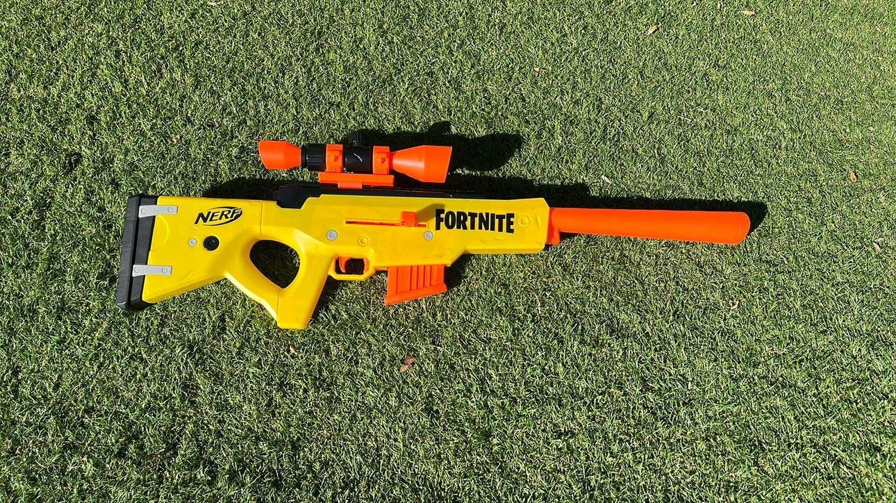 Nerf Fortnite sniper/blaster met richtkijker, Ophalen, Zo goed als nieuw