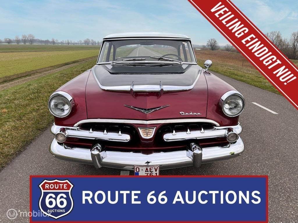 Dodge Coronet | 1956 | Route 66 Auctions, Zwart, Bedrijf, Handgeschakeld, Overige carrosserie