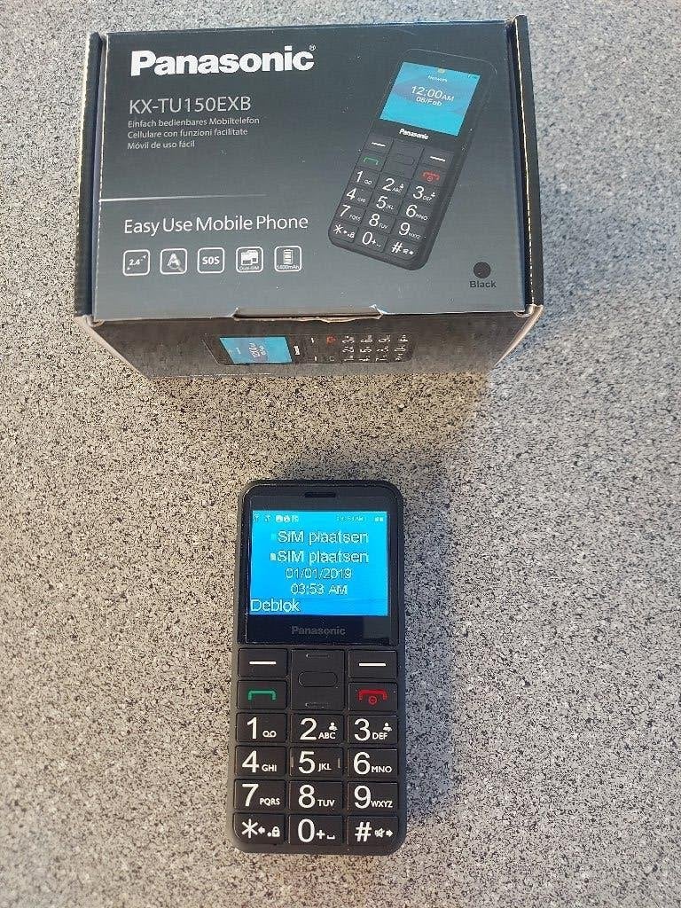 Panasonic KX-TU150EXB senioren gsm, Ophalen of Verzenden, Gebruikt, Panasonic