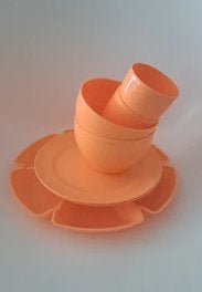 Plastiek picknick set, Ophalen, Gebruikt