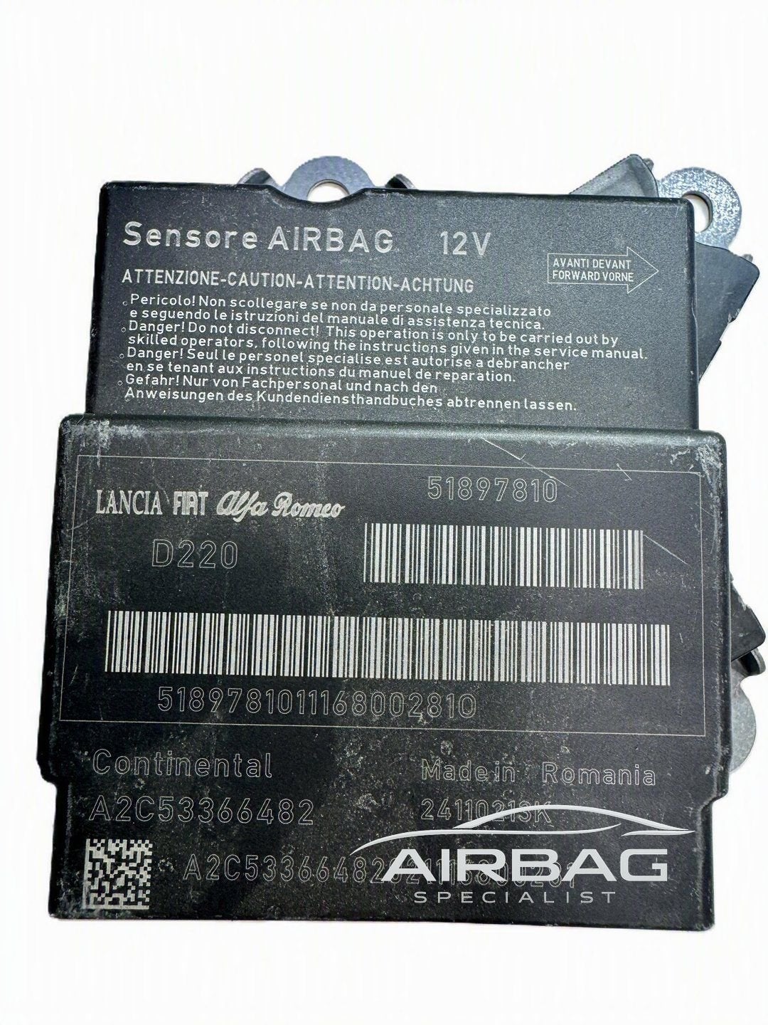 Fiat 500 airbag module  - srs module - airbag regeleenheid -, Gebruikt, -, -, Ophalen of Verzenden