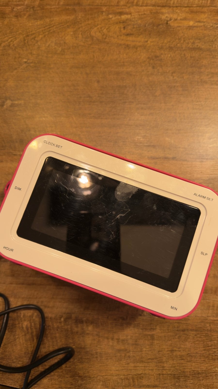 Kinderklok met klokprojectie, alarm en radio, Elektronische apparatuur, Ophalen of Verzenden, Gebruikt, Digitaal