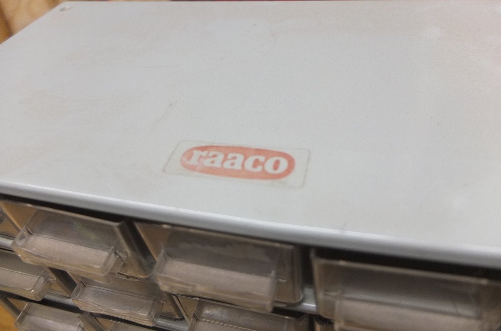 Raaco ladenkastje, Ophalen of Verzenden, Gebruikt