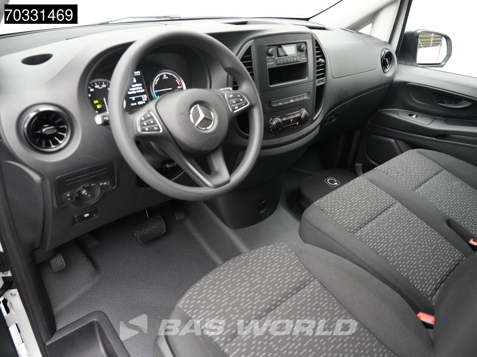 Mercedes eVito 112 Elektrisch 66kWh 286km WLTP L2H1 Airco Cr, Auto's, Automaat, Stof, Euro 6, 116 pk