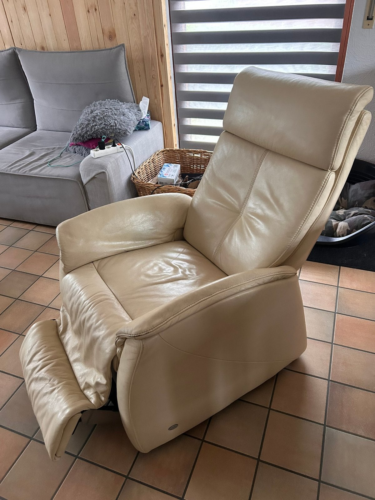 Fauteuil électrique, Enlèvement, Utilisé, Cuir