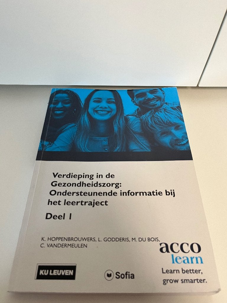 Verdieping in de gezondheidszorg - geneeskunde kul, Boeken, Ophalen, Zo goed als nieuw, Hoger Onderwijs