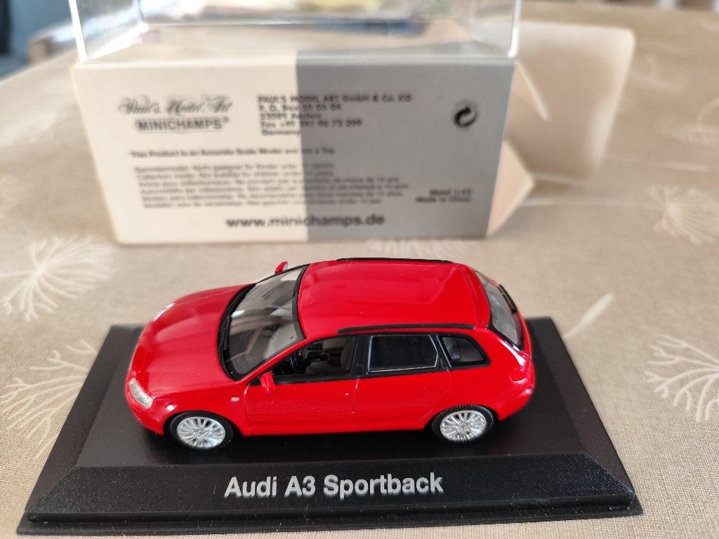 audi a3 1/143 origineel, Ophalen, Nieuw, Auto, MiniChamps