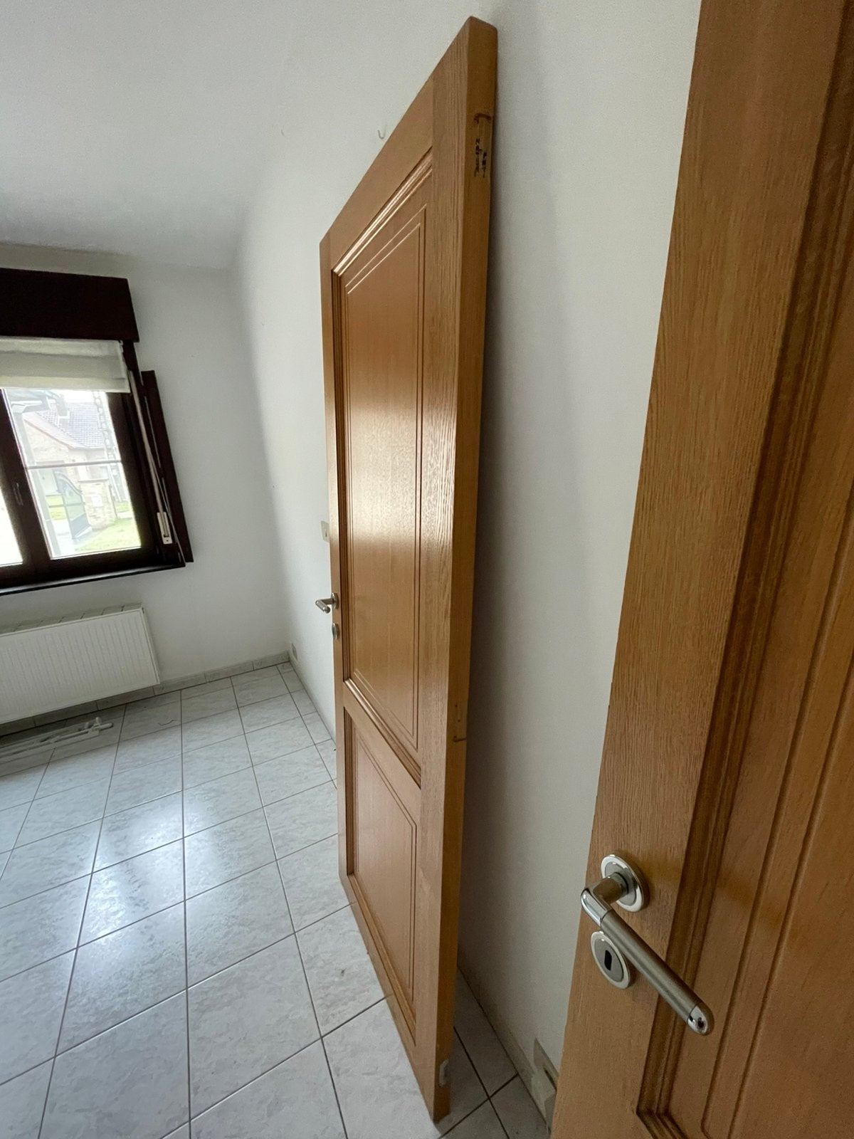 Houten deur, Doe-het-zelf en Bouw, Ophalen, Gebruikt, Minder dan 80 cm, Binnendeur