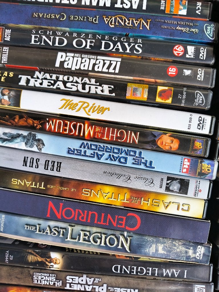 90 tal dvd's, Cd's en Dvd's, Ophalen, Avontuur, Gebruikt, Film