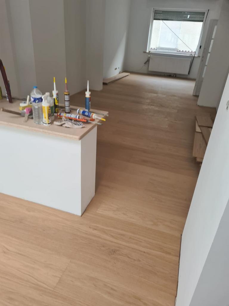 Parket XL plank 27cm eik natuurvernis, Ophalen, Minder dan 25 mm, Eiken, Nieuw