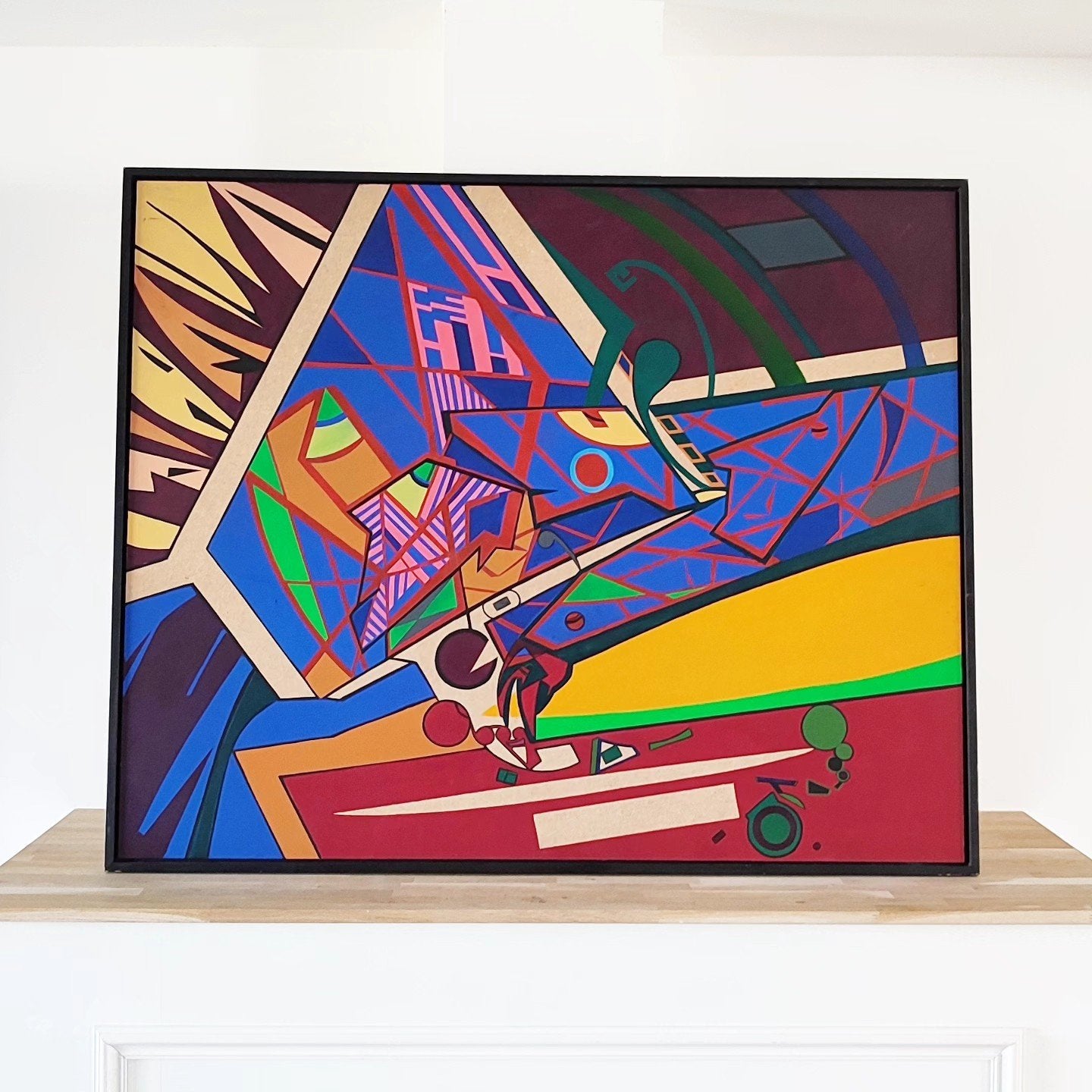 Peinture de Roland Lavianne. Faire une offre., Antiquités & Art, Art | Peinture | Moderne, Enlèvement ou Envoi