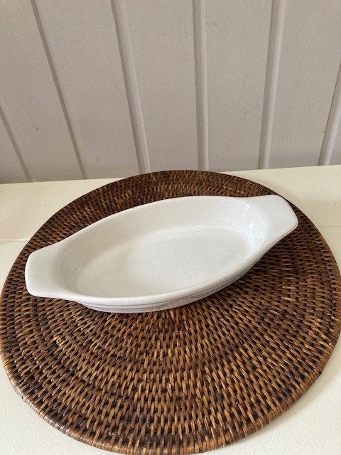 Plat à four blanc, Enlèvement, Utilisé, Classique, Balance ou Balances