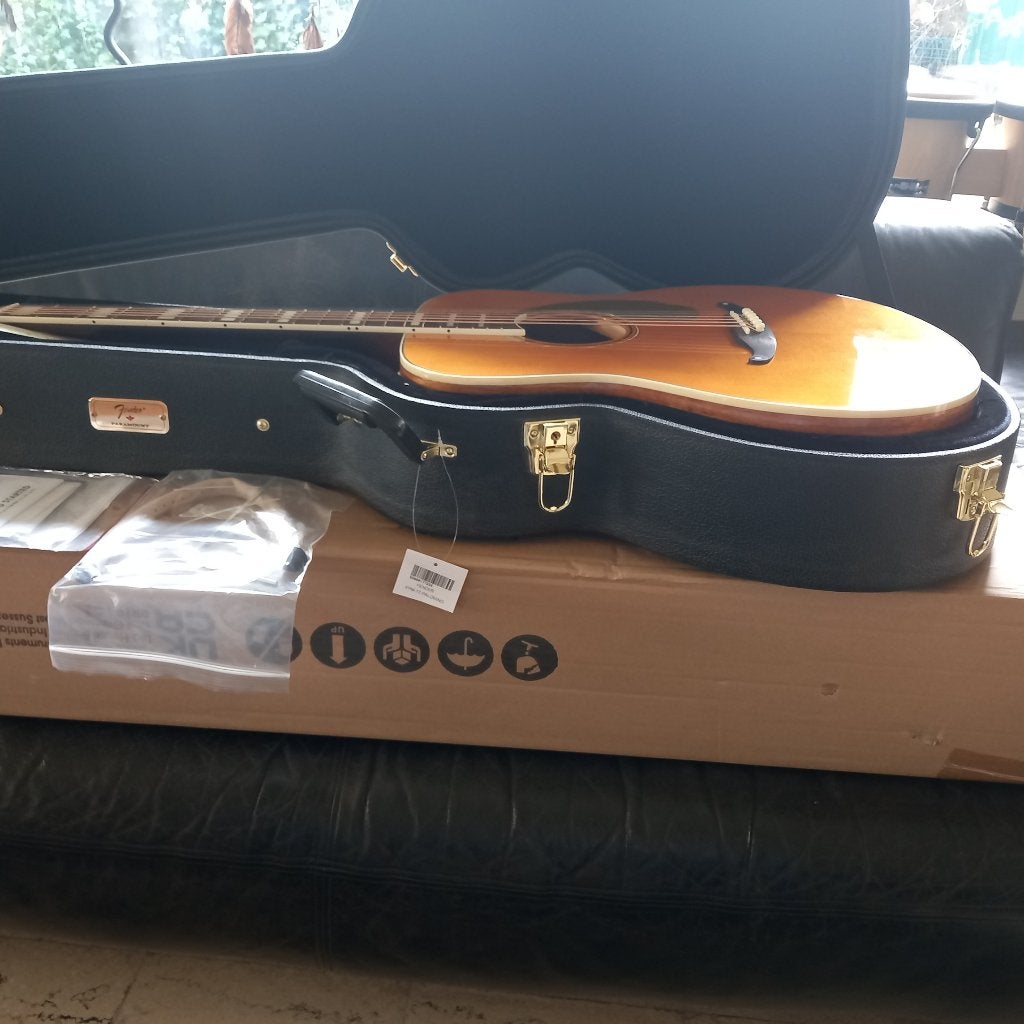 Neuve: Fender Palomino Vintage Aged full massive, Enlèvement ou Envoi, Neuf, Avec capteur (piezo)