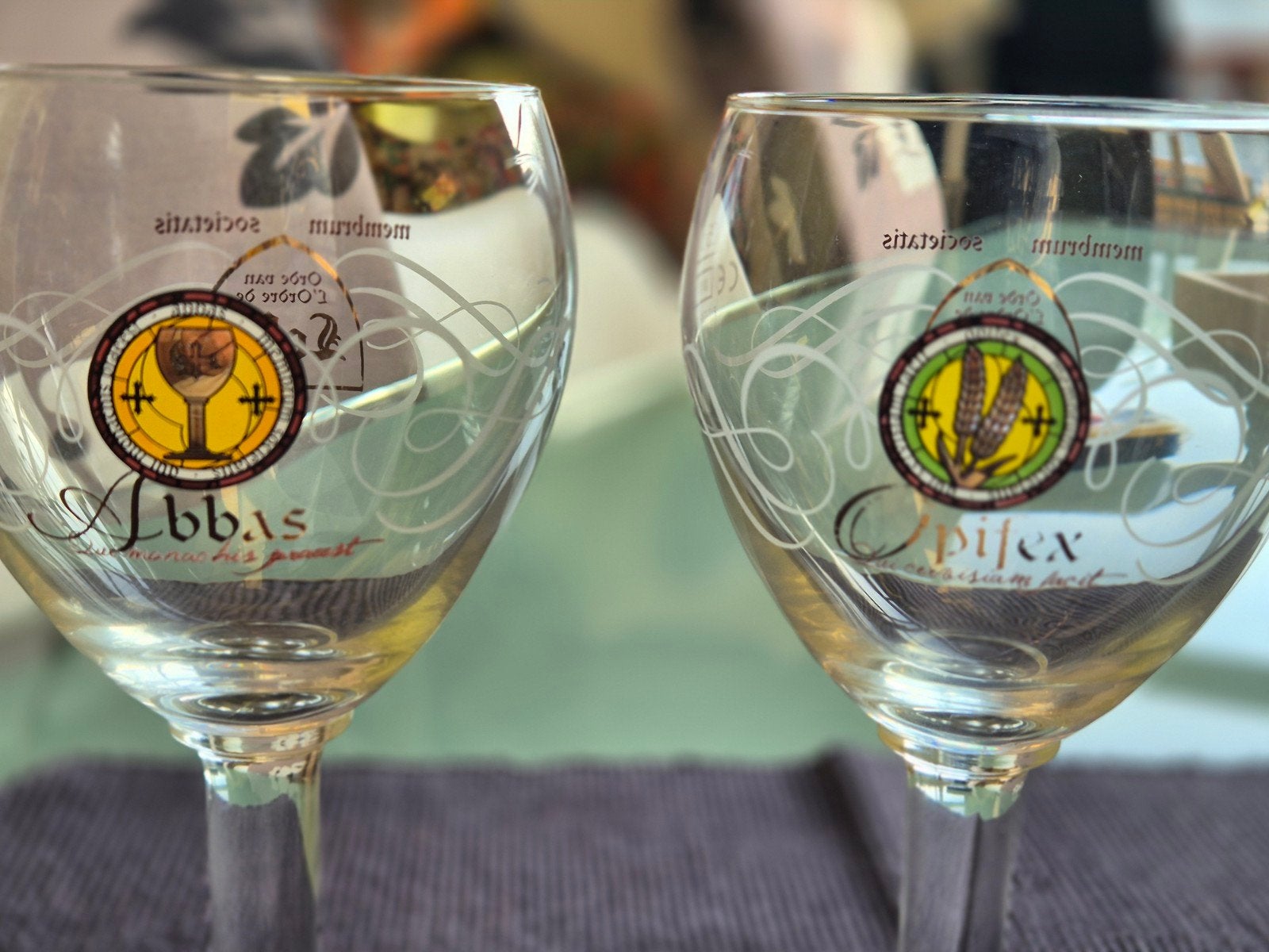 Leffe, Ophalen, Gebruikt, Bierglas