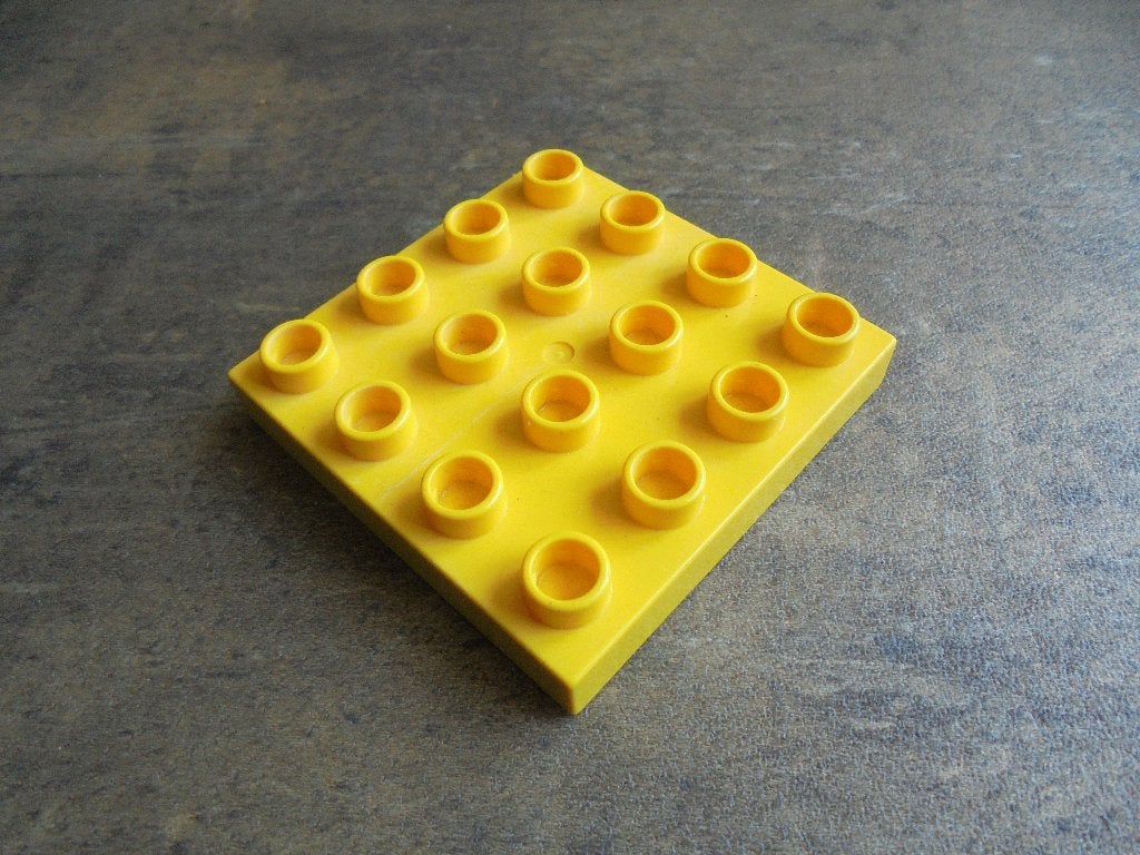 Lego Duplo Baseplate 4x4 (zie foto's) 17, Ophalen of Verzenden, Gebruikt, Losse stenen, Duplo