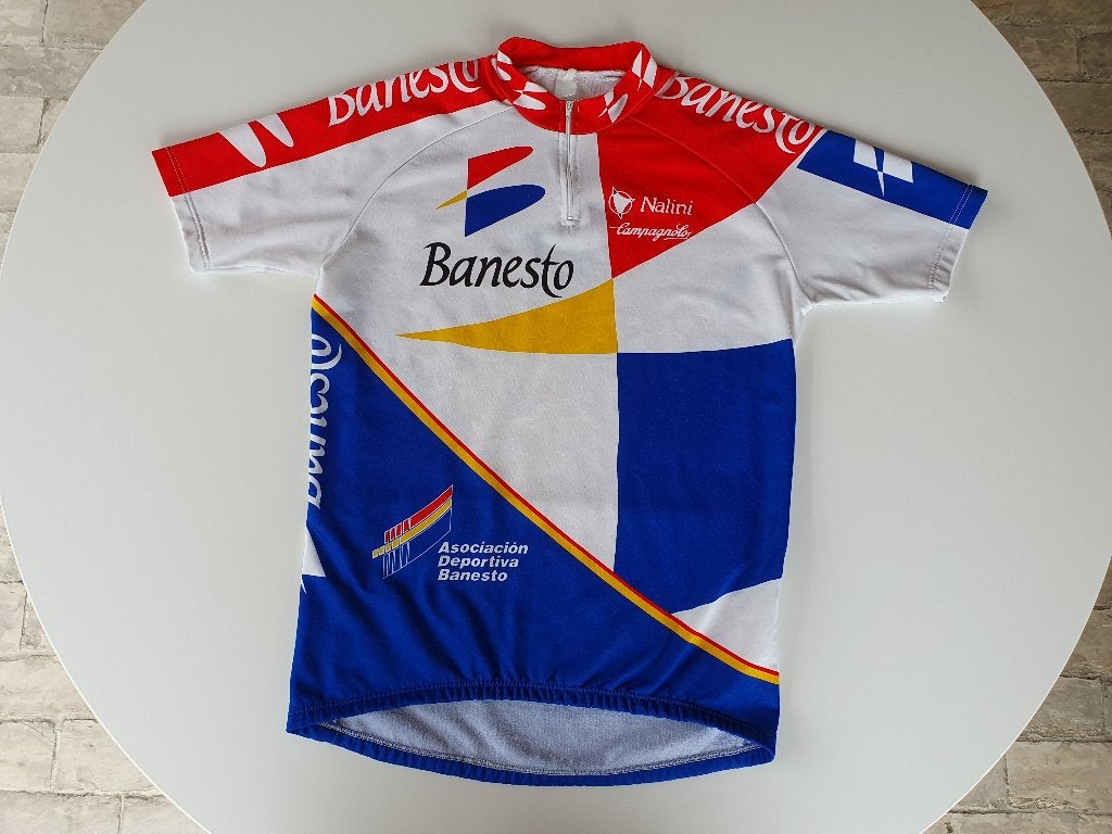 Wielershirt Banesto (Nalini), Enlèvement ou Envoi, Utilisé, Vêtements