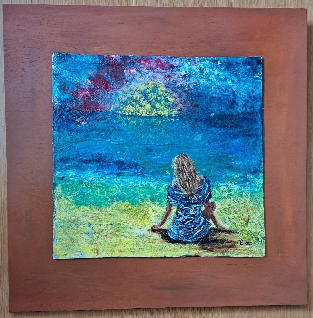 Galerie de portraits modernes/abstraits, Abstrait, Enlèvement ou Envoi, Peinture acrylique, Signé
