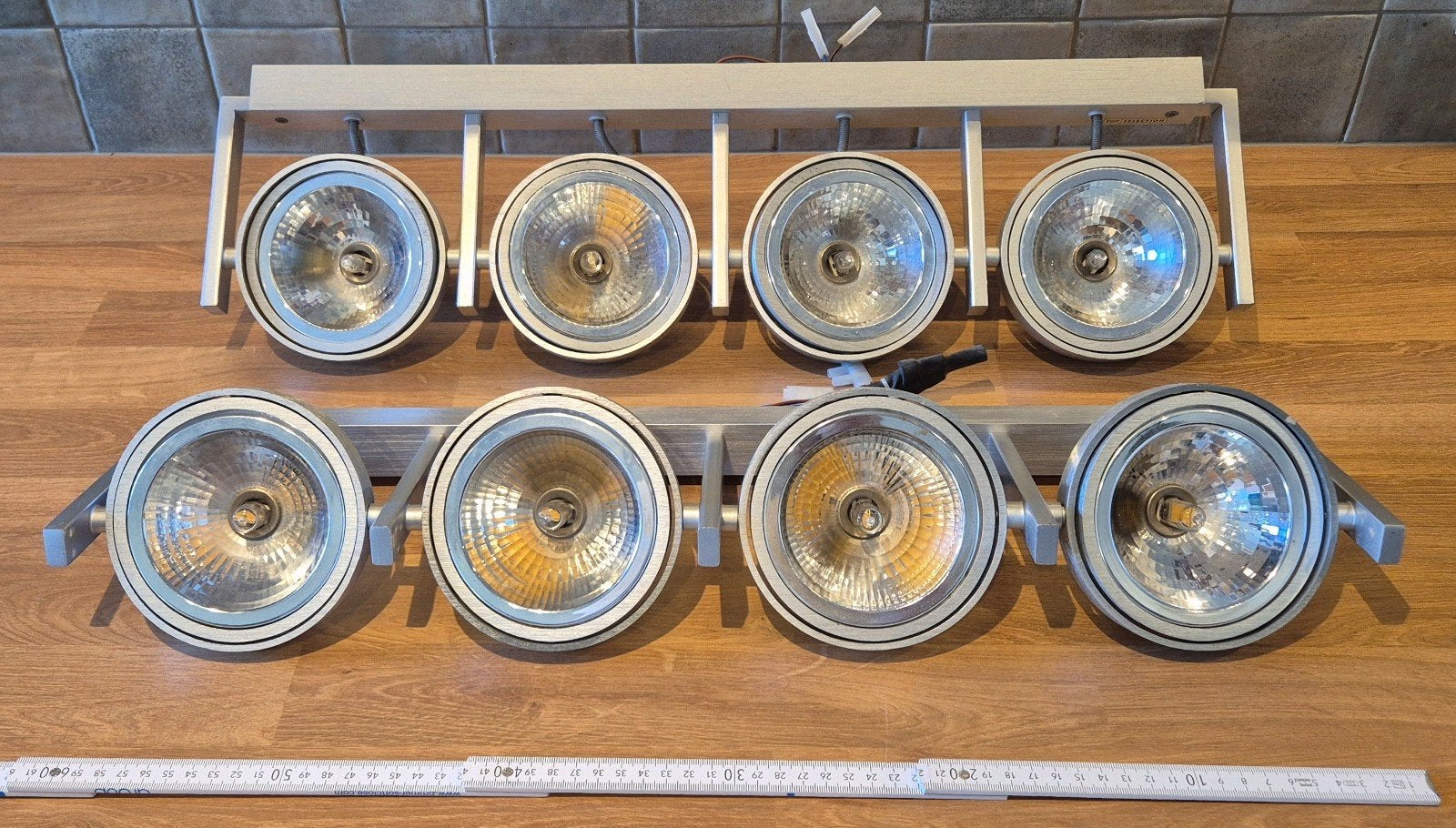 Set (2x) plafond spots, Ophalen, Gebruikt, Verstelbaar, Overige merken