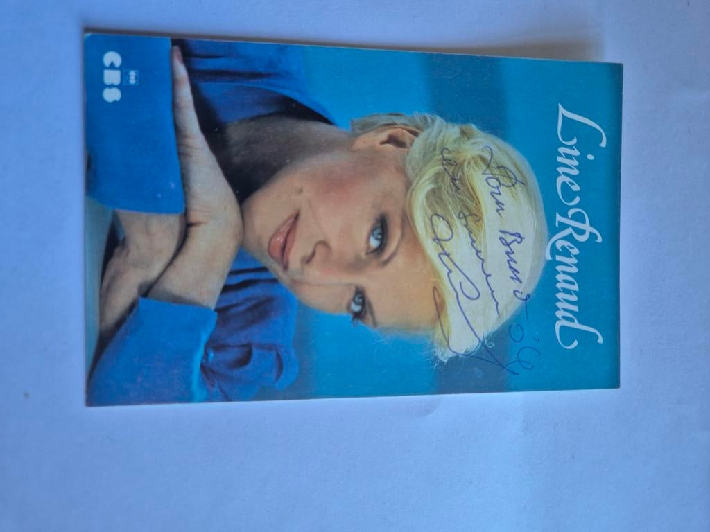 Rare Carte postale Lin Renaud, Enlèvement ou Envoi