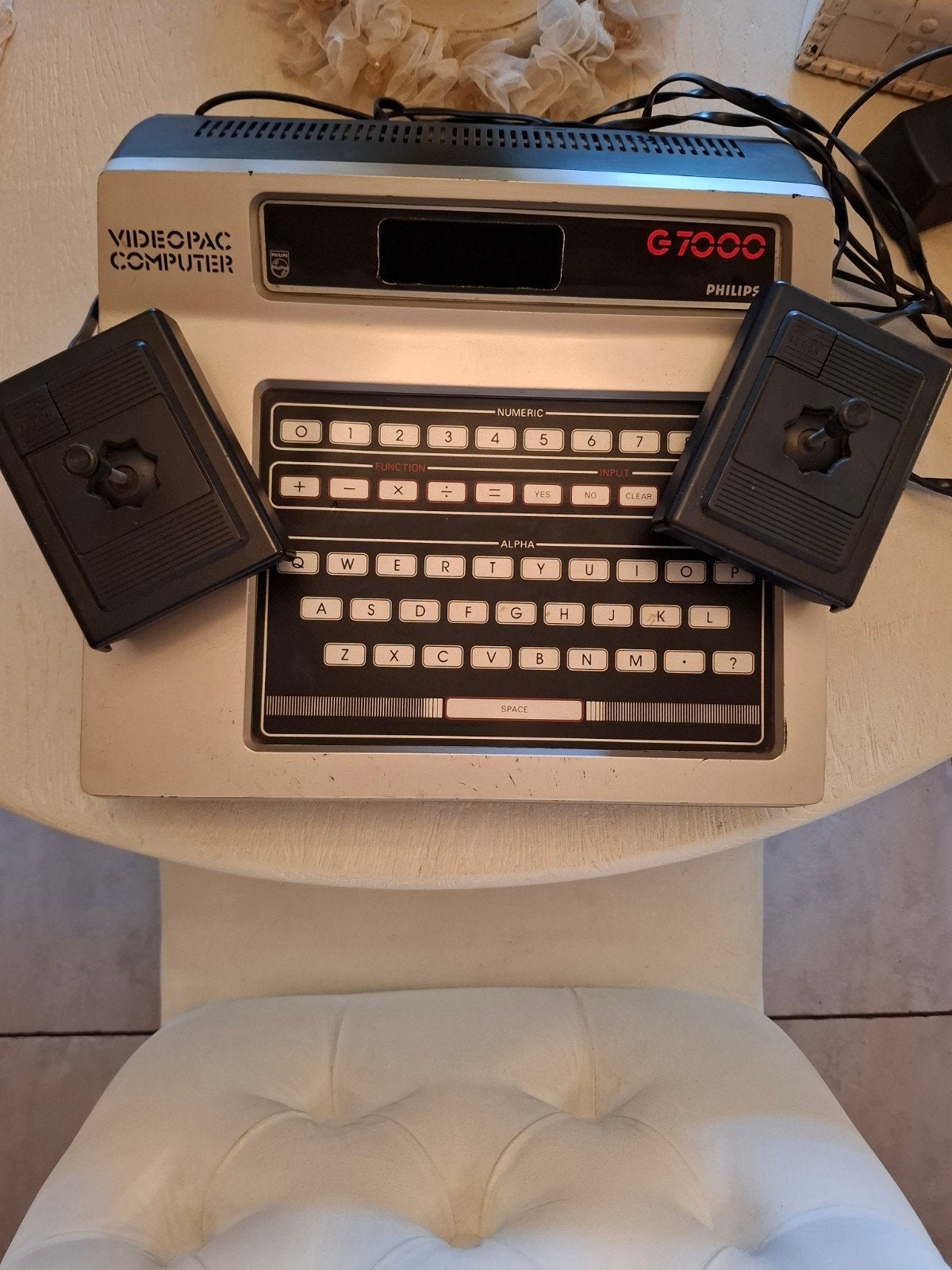 Ensemble de console de jeu rétro Vintage Philips Videopac G7, Enlèvement