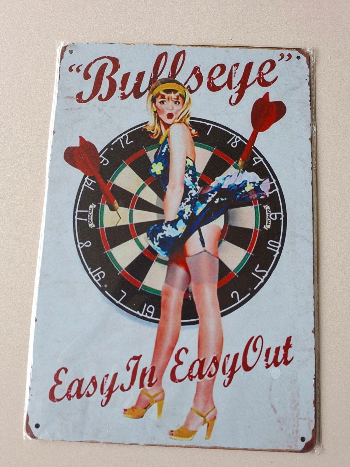 Bordje DARTS BULLSEYE 20cm X 30cm
Bieden 8€/ST, Ophalen