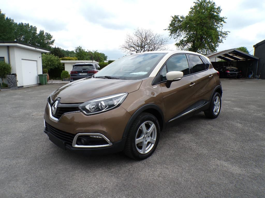 Renault Captur 1.2TCe Automaat/Navi/Leder/Camera/Garantie, 87 kW, Euro 6, 4 cilinders, Bruin
