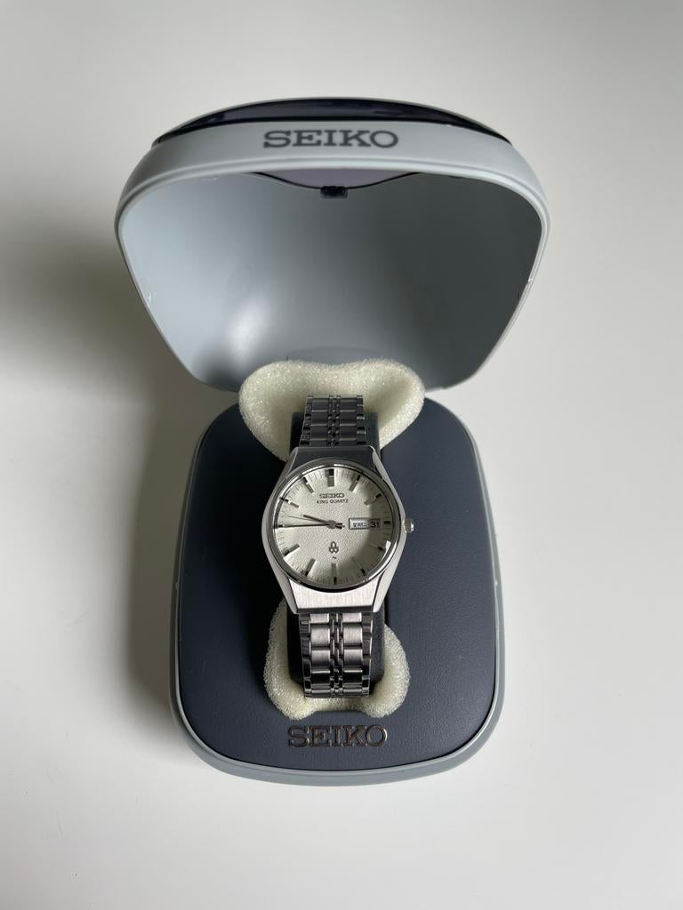 Seiko King Quartz 0853-8025 - Parfait état 1979, Enlèvement ou Envoi, Comme neuf, Montre-bracelet, Seiko