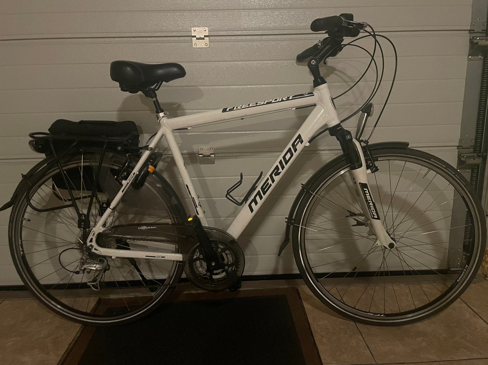 Toerfiets fiets heren, Fietsen en Brommers, 28 inch, Vering, Velgrem, Zo goed als nieuw
