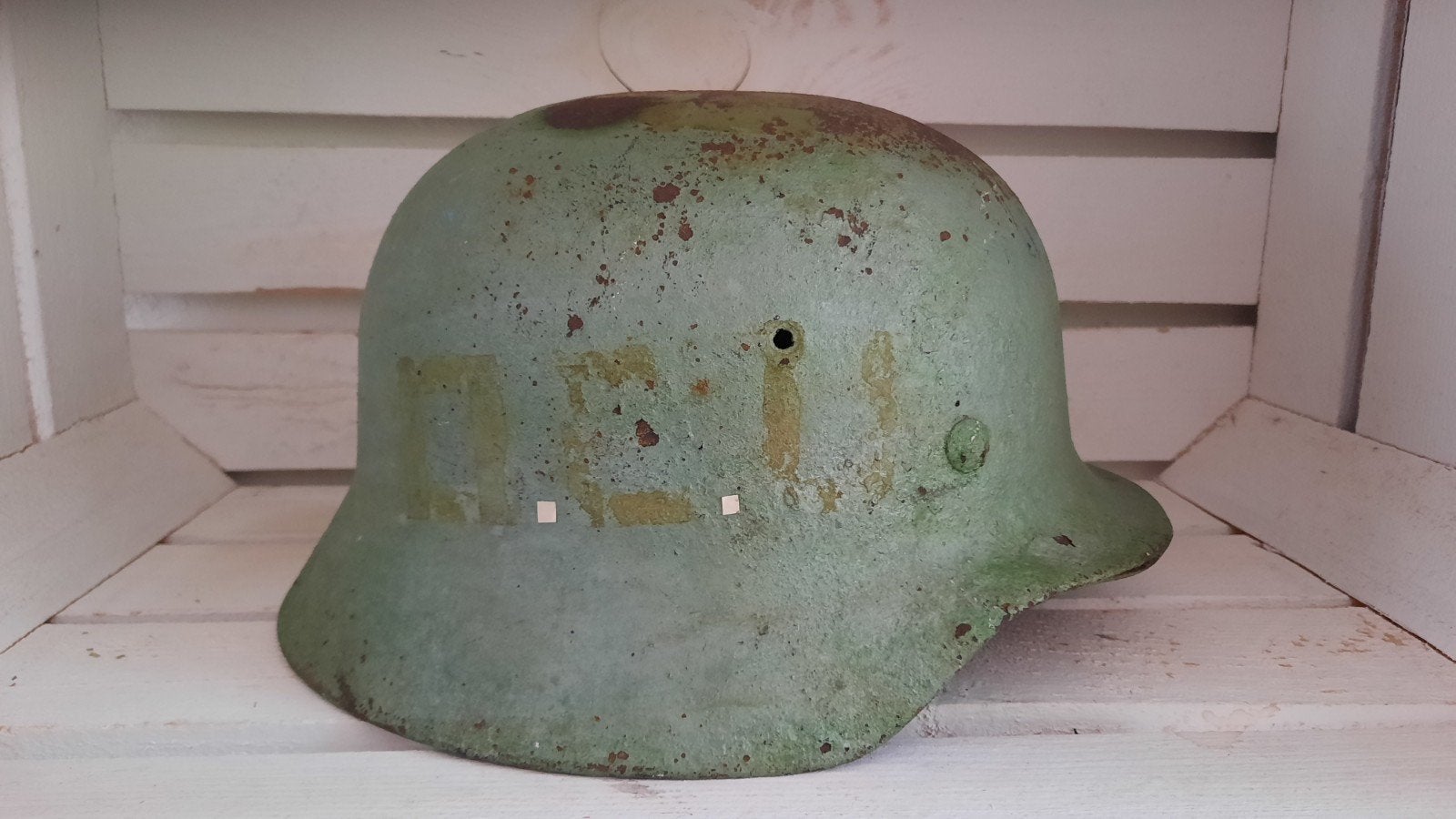 Casque de combat allemand Stahlhelm modèle M40, Enlèvement ou Envoi